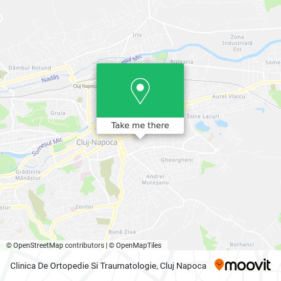 Clinica De Ortopedie Si Traumatologie map