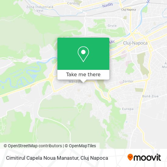 Cimitirul Capela Noua Manastur map