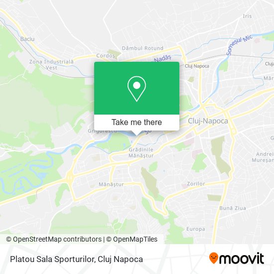 Platou Sala Sporturilor map