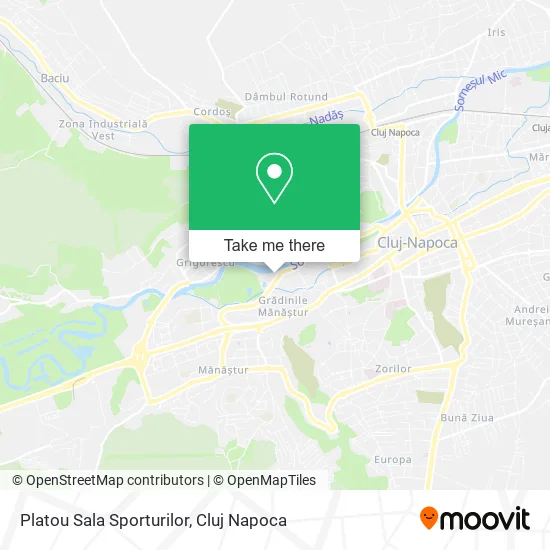 Platou Sala Sporturilor map