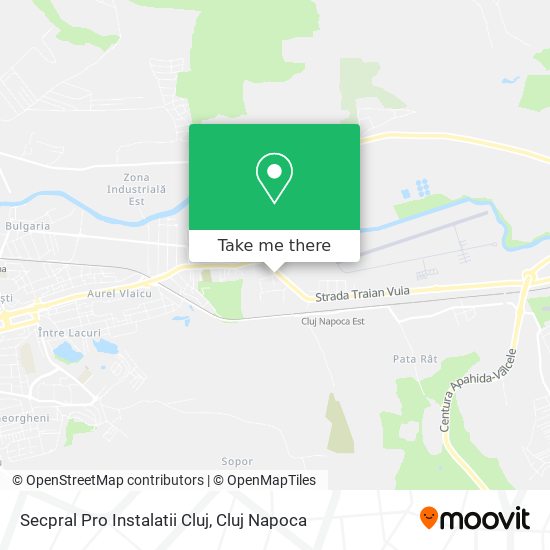 Secpral Pro Instalatii Cluj map