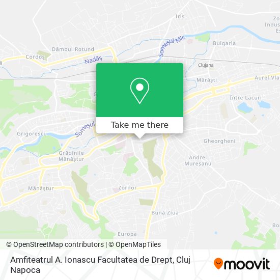Amfiteatrul A. Ionascu Facultatea de Drept map