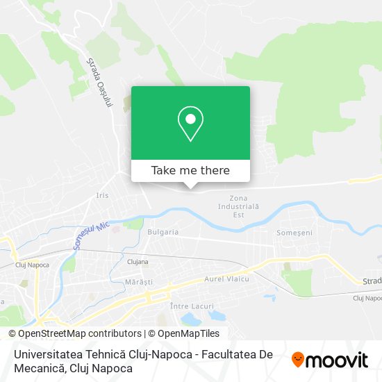 Universitatea Tehnică Cluj-Napoca - Facultatea De Mecanică map