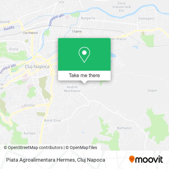 Piata Agroalimentara Hermes map