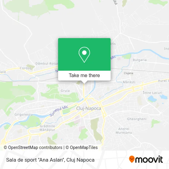 Sala de sport ''Ana Aslan'' map