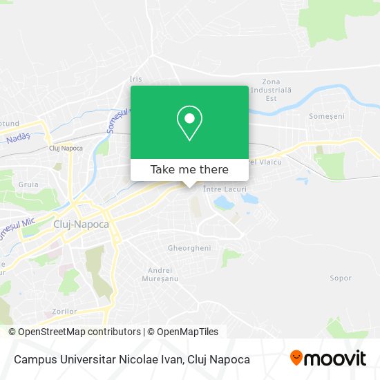 Campus Universitar  Nicolae Ivan map