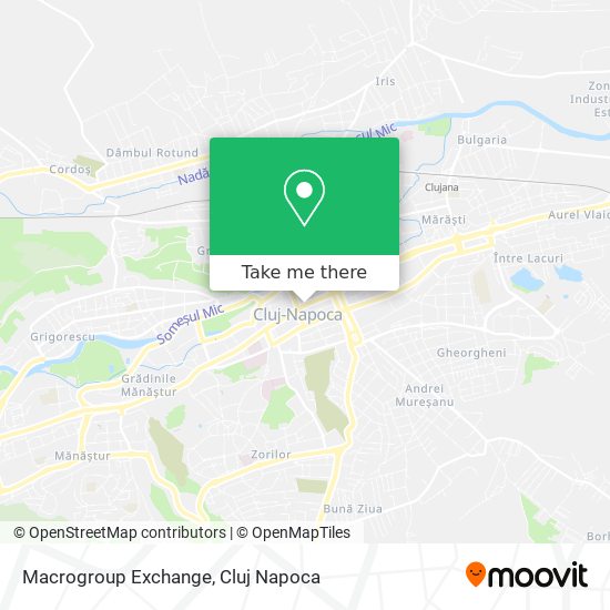 Macrogroup Exchange map