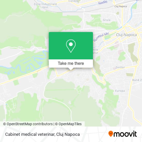 Cabinet medical veterinar map
