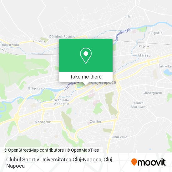 Clubul Sportiv Universitatea Cluj-Napoca map