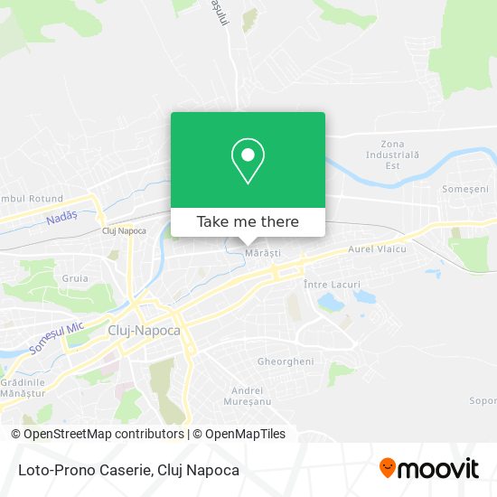 Loto-Prono Caserie map