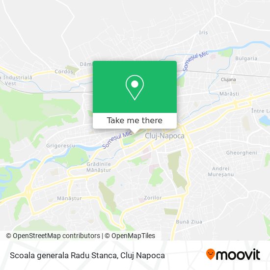 Scoala generala  Radu Stanca map