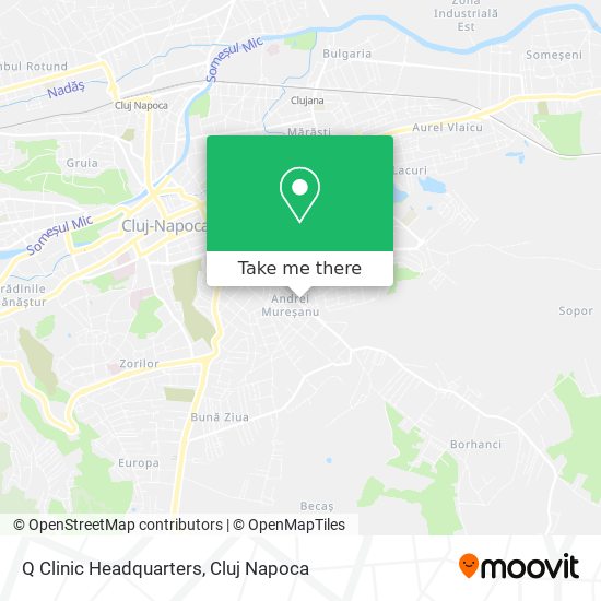 Q Clinic Headquarters map
