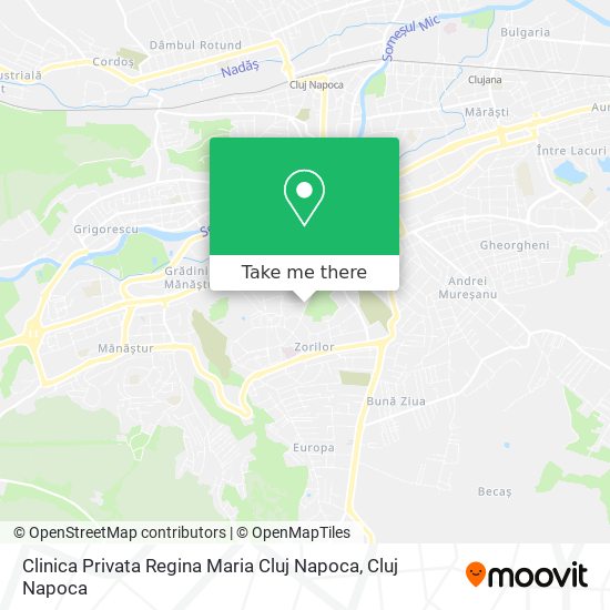 Clinica Privata Regina Maria Cluj Napoca map