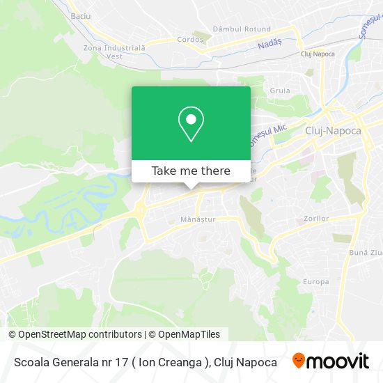 Scoala Generala nr 17 ( Ion Creanga ) map