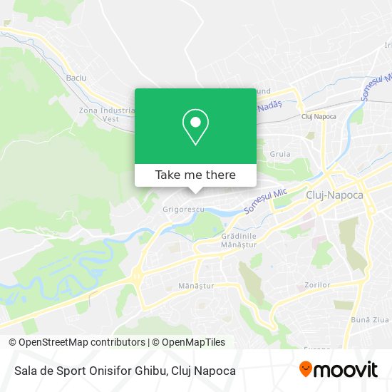 Sala de Sport  Onisifor Ghibu map