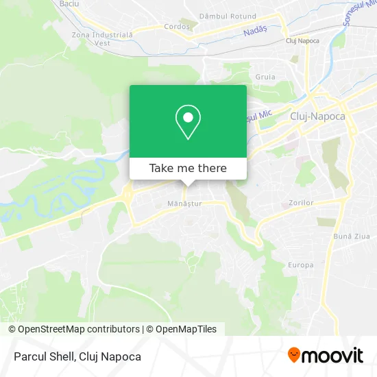 Parcul Shell map