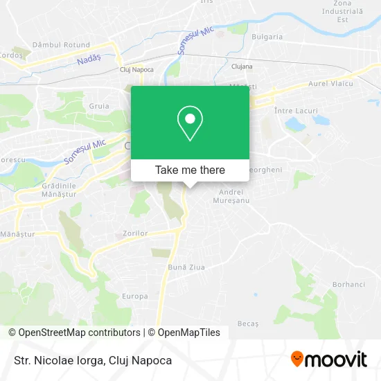 Str. Nicolae Iorga map