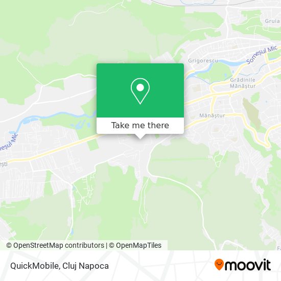QuickMobile map
