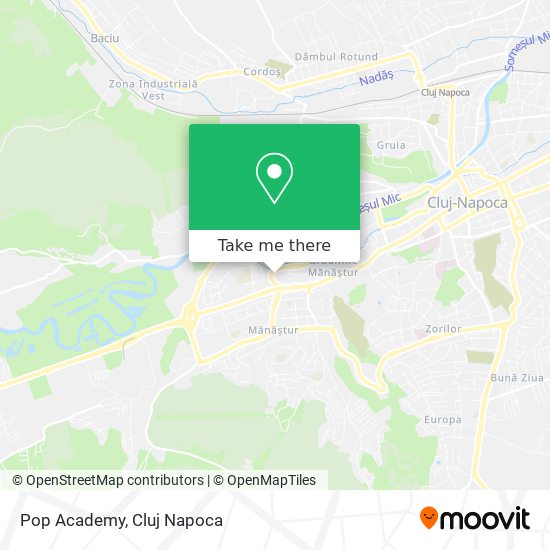 Pop Academy map