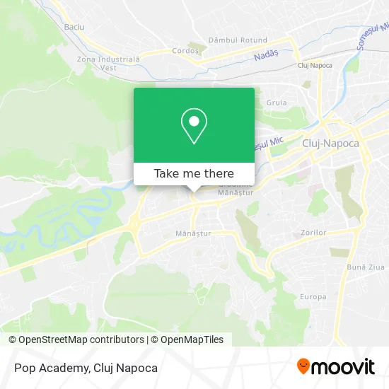 Pop Academy map