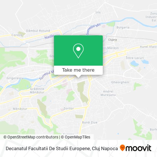 Decanatul Facultatii De Studii Europene map