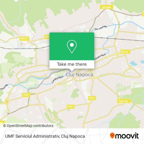 UMF Serviciul Administrativ map