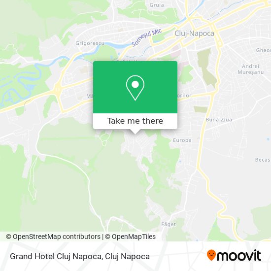 Grand Hotel Cluj Napoca map