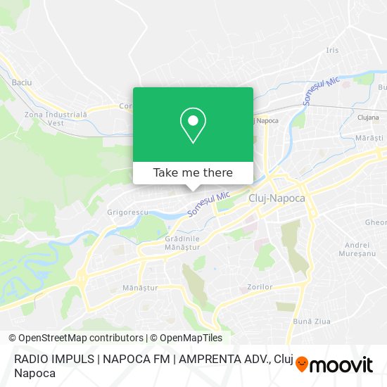 RADIO IMPULS | NAPOCA FM | AMPRENTA ADV. map