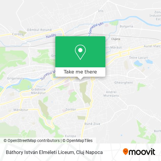 Báthory István Elméleti Líceum map