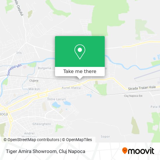 Tiger Amira Showroom map