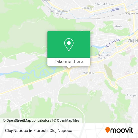 Cluj-Napoca ▶️ Floresti map