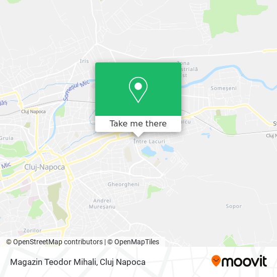 Magazin Teodor Mihali map