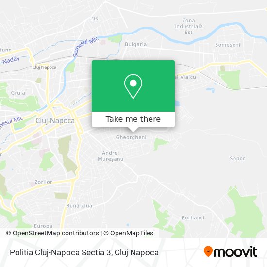 Politia Cluj-Napoca Sectia 3 map