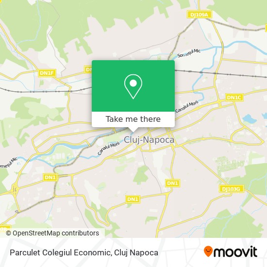 Parculet Colegiul Economic map