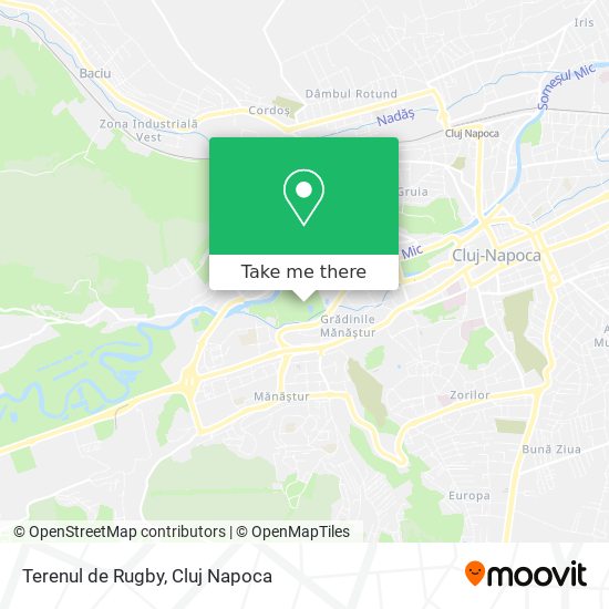 Terenul de Rugby map