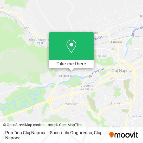 Primăria Cluj Napoca - Sucursala Grigorescu map