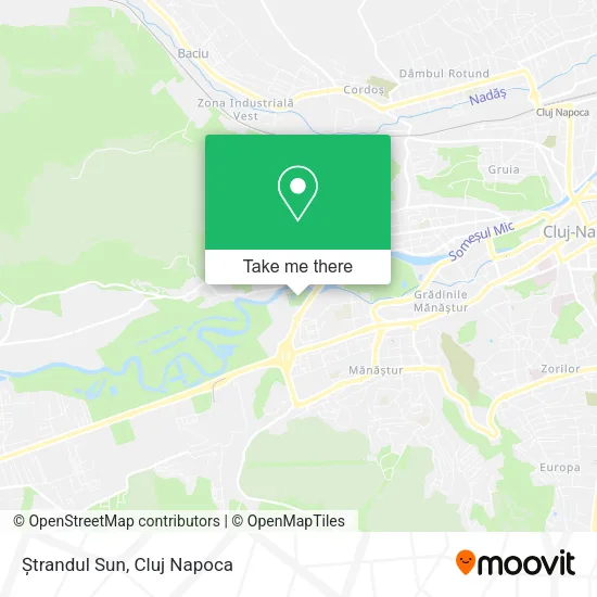 Ștrandul Sun map