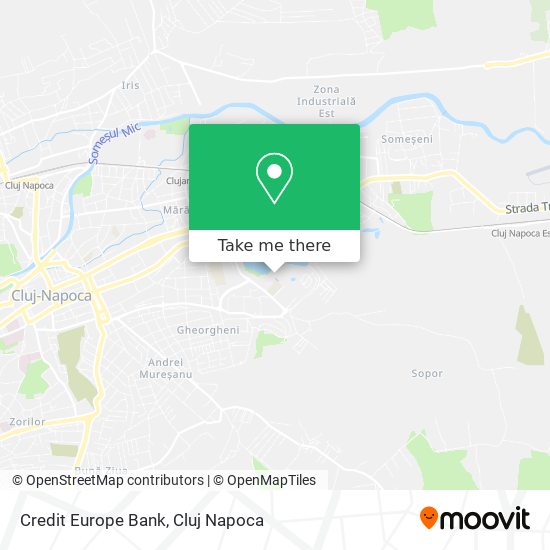 Credit Europe Bank map