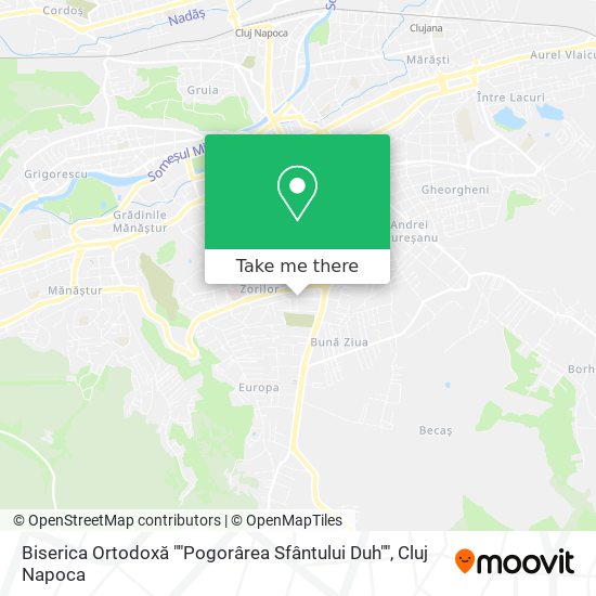 Biserica Ortodoxă ""Pogorârea Sfântului Duh"" map