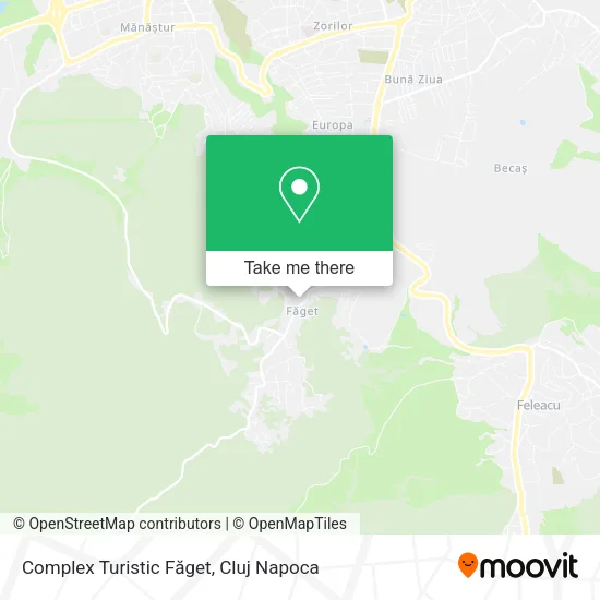 Complex Turistic Făget map