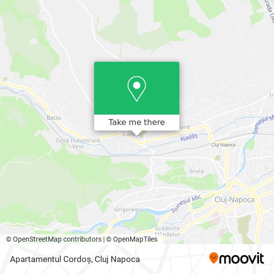 Apartamentul Cordoș map