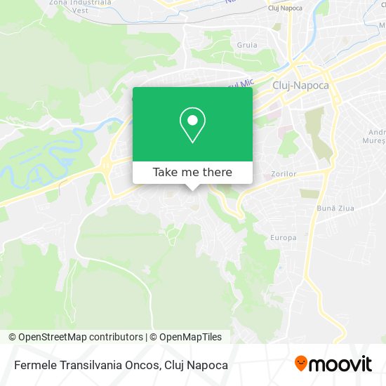 Fermele Transilvania Oncos map
