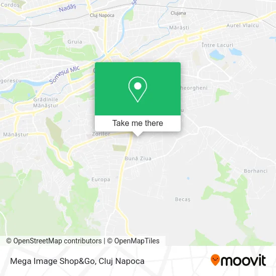 Mega Image Shop&Go map