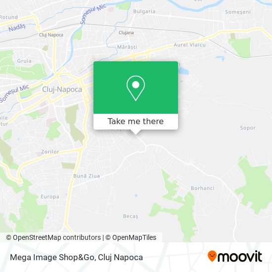 Mega Image Shop&Go map