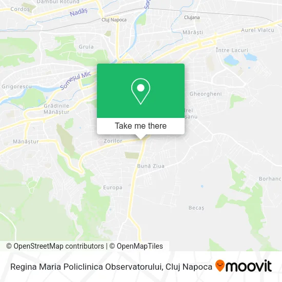 Regina Maria Policlinica Observatorului map