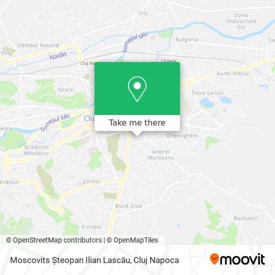 Moscovits Șteopan Ilian Lascău map