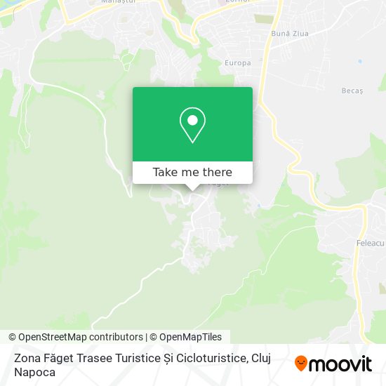 Zona Făget Trasee Turistice Și Cicloturistice map