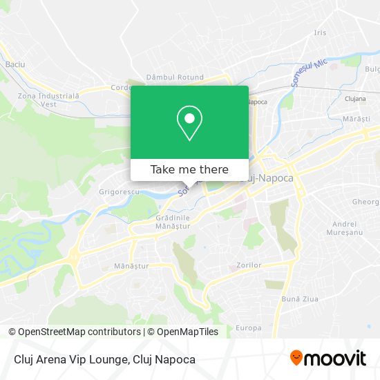 Cluj Arena Vip Lounge map