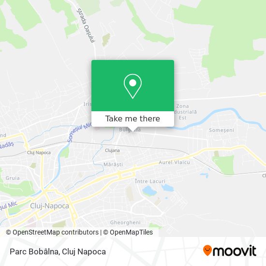 Parc Bobâlna map