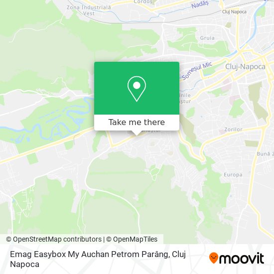 Emag Easybox My Auchan Petrom Parâng map